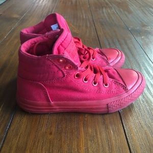 All Red Converse